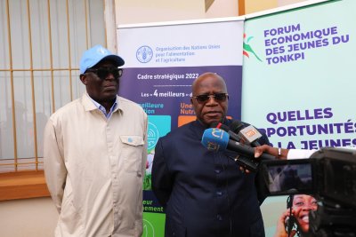 Secteur agricole: le Directeur régional de la FAO Afrique de l’Ouest, Robert Guéi, encourage les jeunes à saisir les énormes opportunités d’emploi et d’auto-emploi