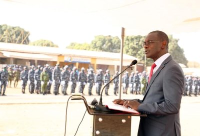 Ecole de police de Korhogo : 1 914 nouvelles recrues de la 3e promotion présentées au drapeau