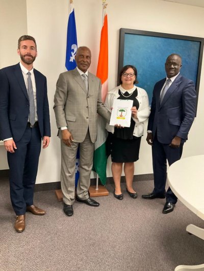 Coopération : le ministre-gouverneur Louis Dacoury-Tabley présente les atouts et potentialités du Gôh-Djiboua au Canada