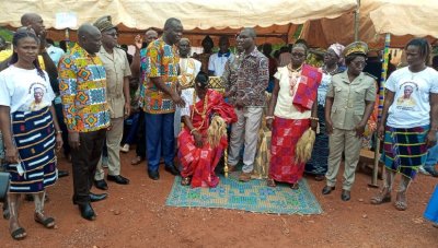 Le nouveau chef de Kouassikro-Kan intronisé