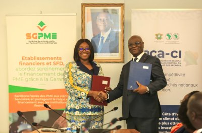 Le PACA-CI octroie plus d'un milliard FCFA à la SGPME pour renforcer le fonds de garantie des PME