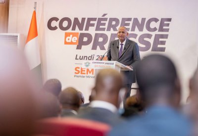 Conférence de presse : Patrick Achi réaffirme l’engagement du gouvernement à maintenir un climat de paix, de sécurité, de cohésion sociale afin de garantir la poursuite de la transformation socio-économique en cours