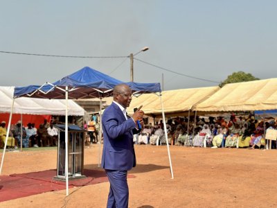Pierre Dimba appelle les populations allochtones à travailler avec les autochtones pour le développement de N’douci