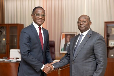 Côte d'Ivoire : le Président du Patronat échange avec le le Vice-Président de la République