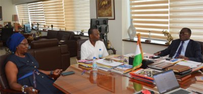 Le secrétaire général de la CAF reçu en audience par le Ministre Paulin Danho