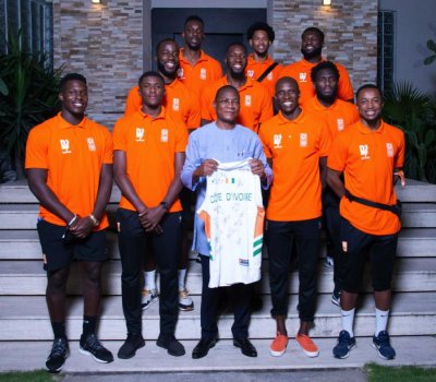 De retour de l'Afrobasket : les éléphants basketteurs expriment leur reconnaissance au Ministre Bruno Koné