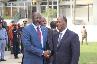 La Côte d’Ivoire appuiera le Liberia dans l’agriculture et des infrastructures (Ouattara)