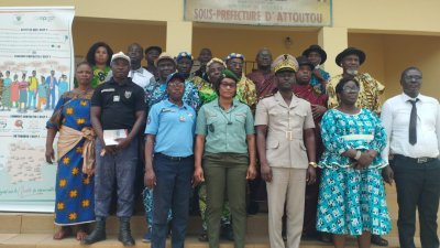 L’OSEP présente le portail du citoyen « Miliê » aux administrés d’Atoutou