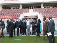 Francophonie 2 / VIIèmes Jeux de la Francophonie 2013 : Le Gouverneur d’Abidjan séduit par l’Allianz Riviera