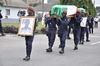 Défense : le Président Alassane Ouattara à la cérémonie d`hommage aux soldats émérites tombés sur le champ d`honneur lors de la sécurisation de la baie lagunaire