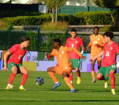 Match amical international U23 : la Côte d’Ivoire arrache le nul face au Maroc (2-2)