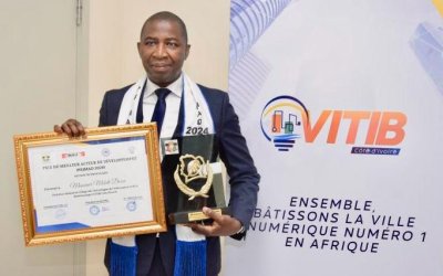 Côte d’Ivoire : Mebeti Dosso, DG du VITIB, désigné meilleur acteur de développement 2024