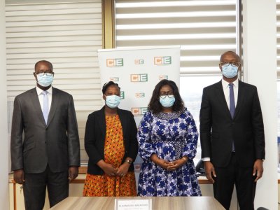 Média: le DG de la CIE reçoit le super Ebony et l'Ebony du prix sectoriel CIE de lutte contre la fraude 2020