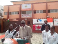 Communication / Connexion internet, cybercafé Inauguration