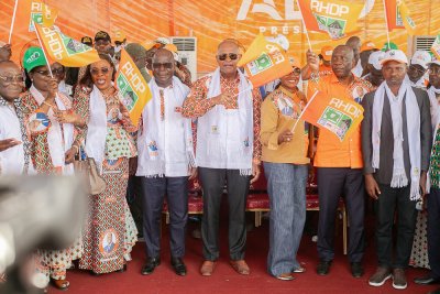 Meeting de clôture / Patrick Achi à Agboville : « Nous ne devons pas changer de capitaine si nous voulons assurer la continuité du progrès et de la paix »