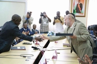Enseignement technique et formation professionnelle : le ministre Albert Flindé à la signature de convention de partenariat Metfp-Gnfa/gicfa