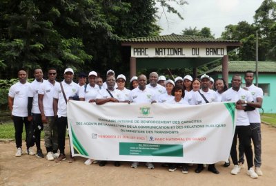 Ministère des Transports: les agents de la Direction de la communication en séminaire au parc national du Banco