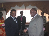 Compte rendu de l’audience du ministre des ex-combattants et des Victimes de guerre accordée au Représentant de l’Unicef Ludovic Delys.