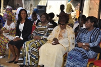 Les femmes du gouvernement au chevet de la famille du mannequin Awa Fadiga