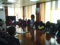 Ministère des Mines, du Pétrole et de l’Energie : Le Ministre reçoit la première promotion des 22 élèves bénéficiaires de Bourses d’études