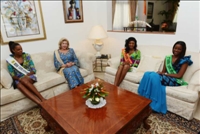Reçue en audience - Les confidences de la 1ère Dame à Miss Côte d’Ivoire