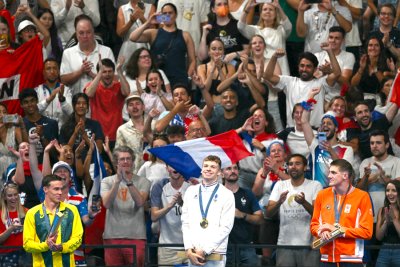 Natation: Léon Marchand en bref