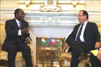 7ème jeu de la Francophonie :  Ouattara a été reçu par Hollande