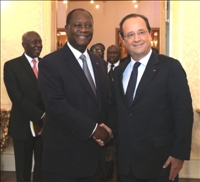 Arrivée prochaine du president français : Hollande à Abidjan pour conforter la démocratie