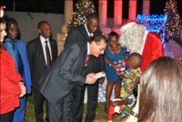 Arbre de noël à L’ambassade du Liban :les pensionnaires de l’orphelinat garçon de Bingerville ont reçu leur cadeau