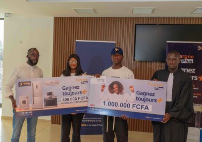 Publireportage - NSIA Banque : les gagnants du tirage au sort du produit ‘’Epargne plus’’ récompensés