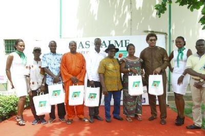 L’As de la Palme 2017 : N’Guetta Kokogni, meilleur planteur de palmier à huile reçoit son véhicule Pick-up