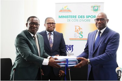 Passation de charges : le ministre délégué en charge des sports, Metch Adjé Silas appelle ses collaborateurs à réussir le pari de l’organisation de la CAN 2023
