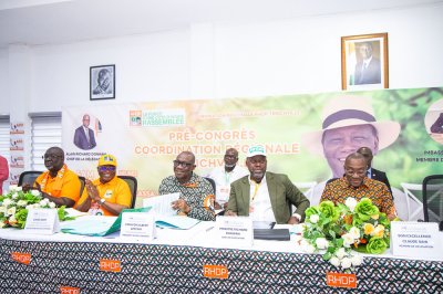 Précongrès RHDP Treichville : les militants disent OUI à la candidature de Alassane Ouattara pour la présidentielle 2025