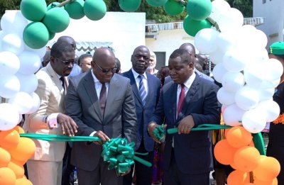 Première conférence annuelle des utilisateurs des outils géospatiaux du CNTIG : le directeur général du CNTIG, Édouard Fonh-Gbéhi, en présente l'importance pour l'administration