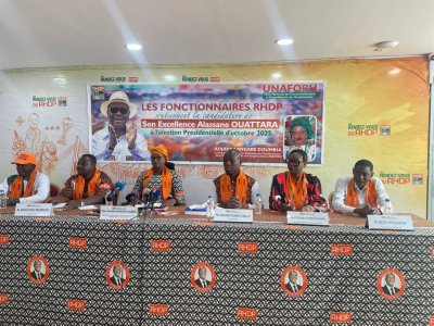 Présidentielle 2025 : des fonctionnaires se mobilisent pour la victoire d'Alassane Ouattara