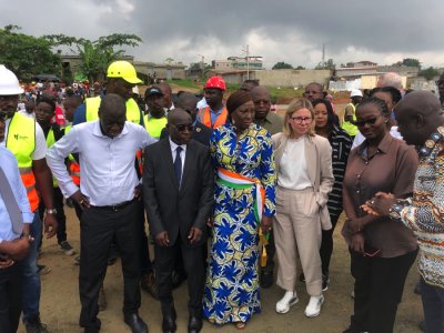 Projet d'Assainissement et de Résilience Urbaine (PARU) : Bouaké Fofana se félicite de l'avancement considérable des travaux de construction des ouvrages de drainage des eaux pluviales d'Abobo Anonkoi