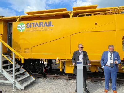 Allemagne : SITARAIL réceptionne sa nouvelle bourreuse au Salon international IAF à Münster