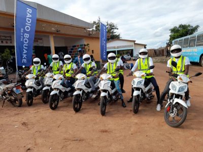 Radio vacances: le Ministère des Transports sensibilise la jeunesse de Gbêkê sur la sécurité routière