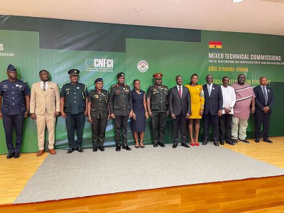 Réaffirmation et Matérialisation des frontières terrestre et maritime entre la Côte d’Ivoire et le Ghana : les membres des commissions techniques mixtes des deux pays installés
