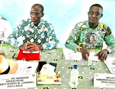 Recevant les missions de la Direction du Pdci-Rda / Le Vice-président Amoakon Banga : « Aux prochaines élections, le Pdci-Rda va récupérer démocratiquement la région »