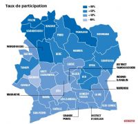 Référendum en Côte d’Ivoire : les résultats et le taux de participation région par région