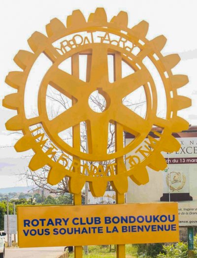  Remise de charte et  révélation de Roue: le Rotary club de Bondoukou voit officiellement le jour
