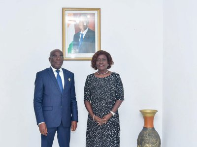 Rentrée scolaire:  Le maire Kah Zion pose les problèmes de Toulépleu à la ministre Mariatou Koné
