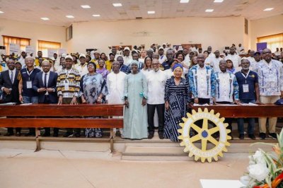 Réunion Intervilles des Rotary Clubs de Côte d’Ivoire: les Rotariens saluent la mémoire d’Amadou Gon Coulibaly