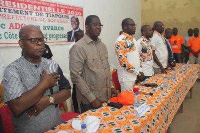 RHDP Sud-Comoé : Tiapoum magnifie les œuvres de développement de Ouattara