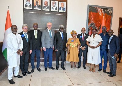 Rotary international : le président Mário César Martins de Camargo reçu par le premier ministre ivoirien Beugré Mambé