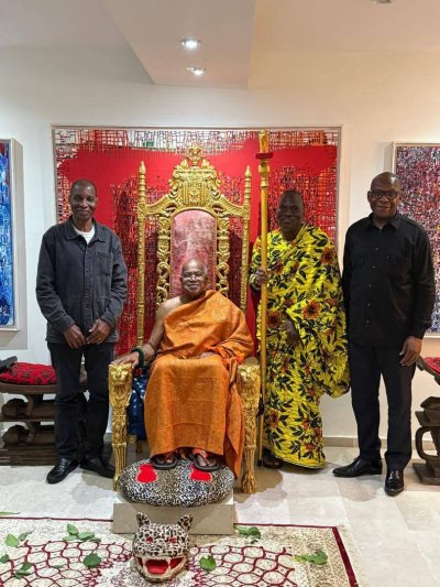 Sakassou: le PDCI-RDA rend une visite de courtoisie au Chef du Canton Ayaou