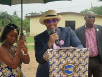 Lakota, le maire Samy Merhy à l’installation d’agents de santé dans le village de Biagouri