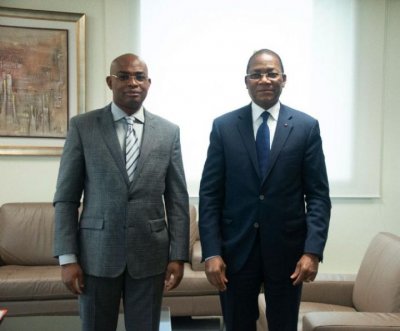 Secteur de l’immobilier : le Ministre Bruno Koné reçoit et encourage Arnaud Essoh, DG de Victoire Immobilier