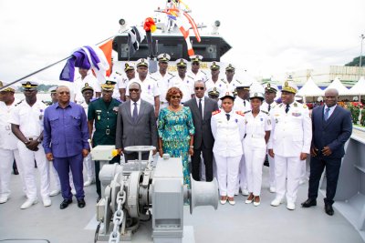 Sécurité maritime : la Côte d'Ivoire s'offre son sixième patrouilleur hauturier baptisé 